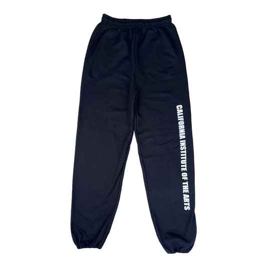 Black/White Closed Ankle Sweats